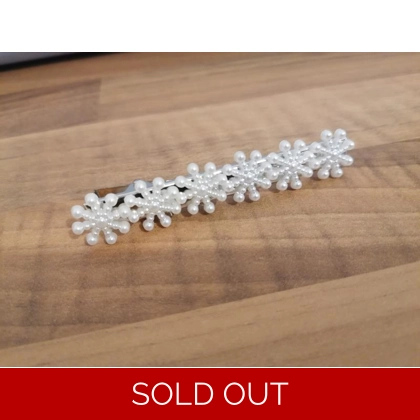 Snowflakes Hair Clip
